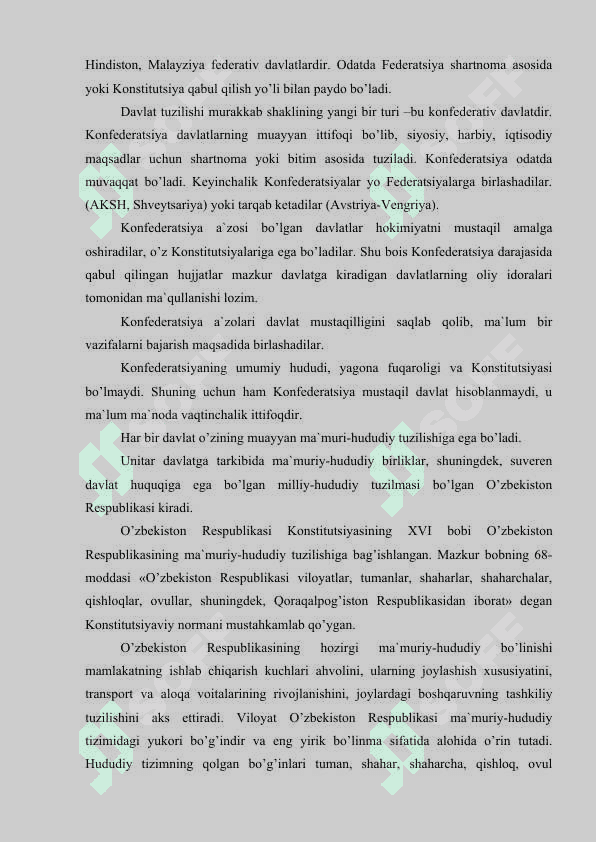 O’zbekistonning ma’muriy - hududiy tuzilishi 6