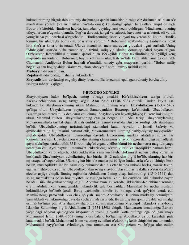 O’ZBEKISTON TARIXIY GEOGRAFIYASI - 8 8