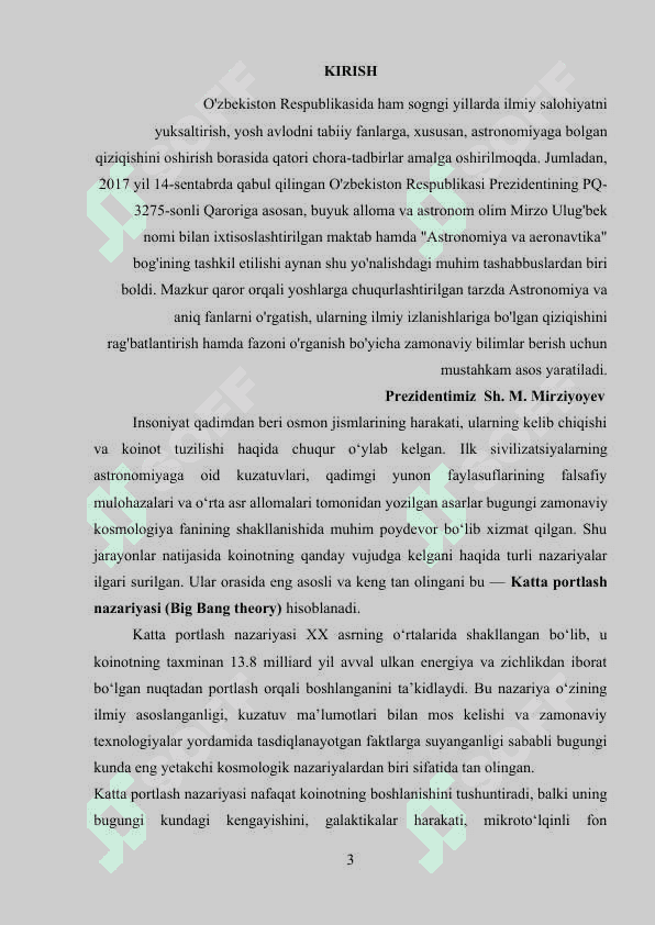 KATTA PORTLASH NAZARIYASI 3