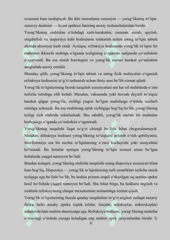 REFRAKSIYA HODISASI. 6