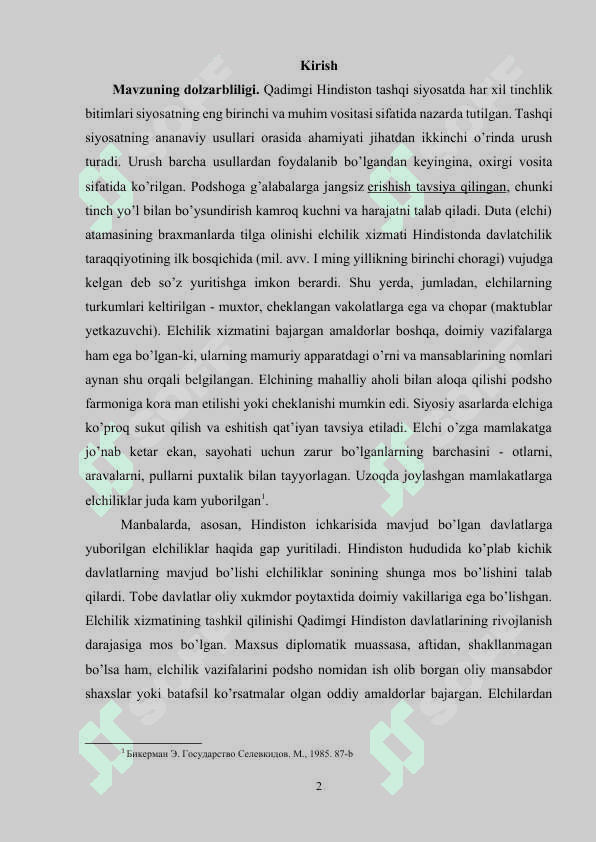 Qadimgi Hindiston sivilizatsiyasi va ijtimoiy-iqtisodiy hayoti 2