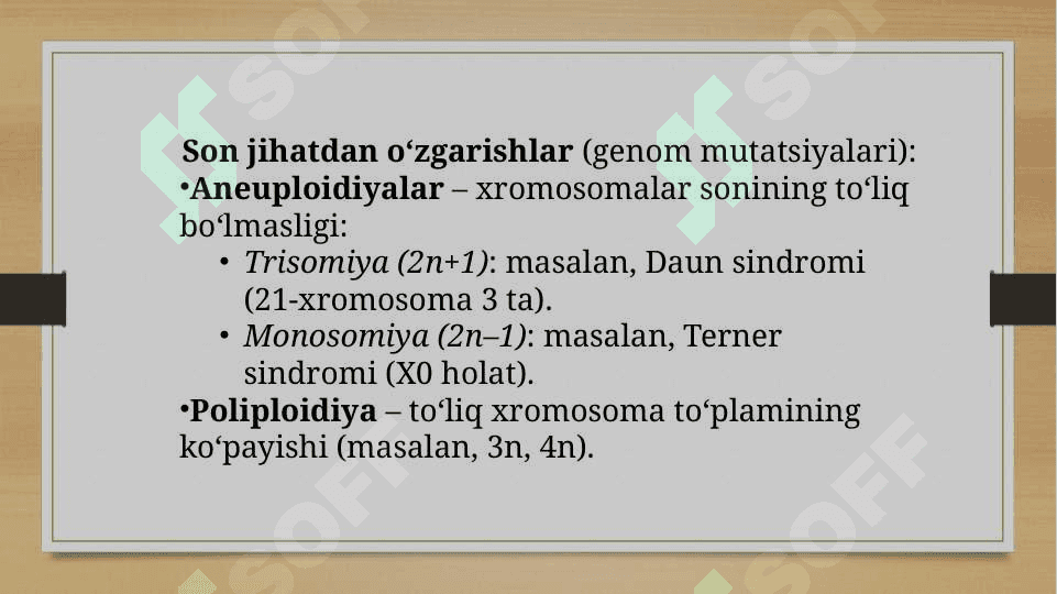 XROMOSOMA MUTATSIYASIGA DOIR MASALA VA MASHQ HAMDA YECHISH METODIKASI 4