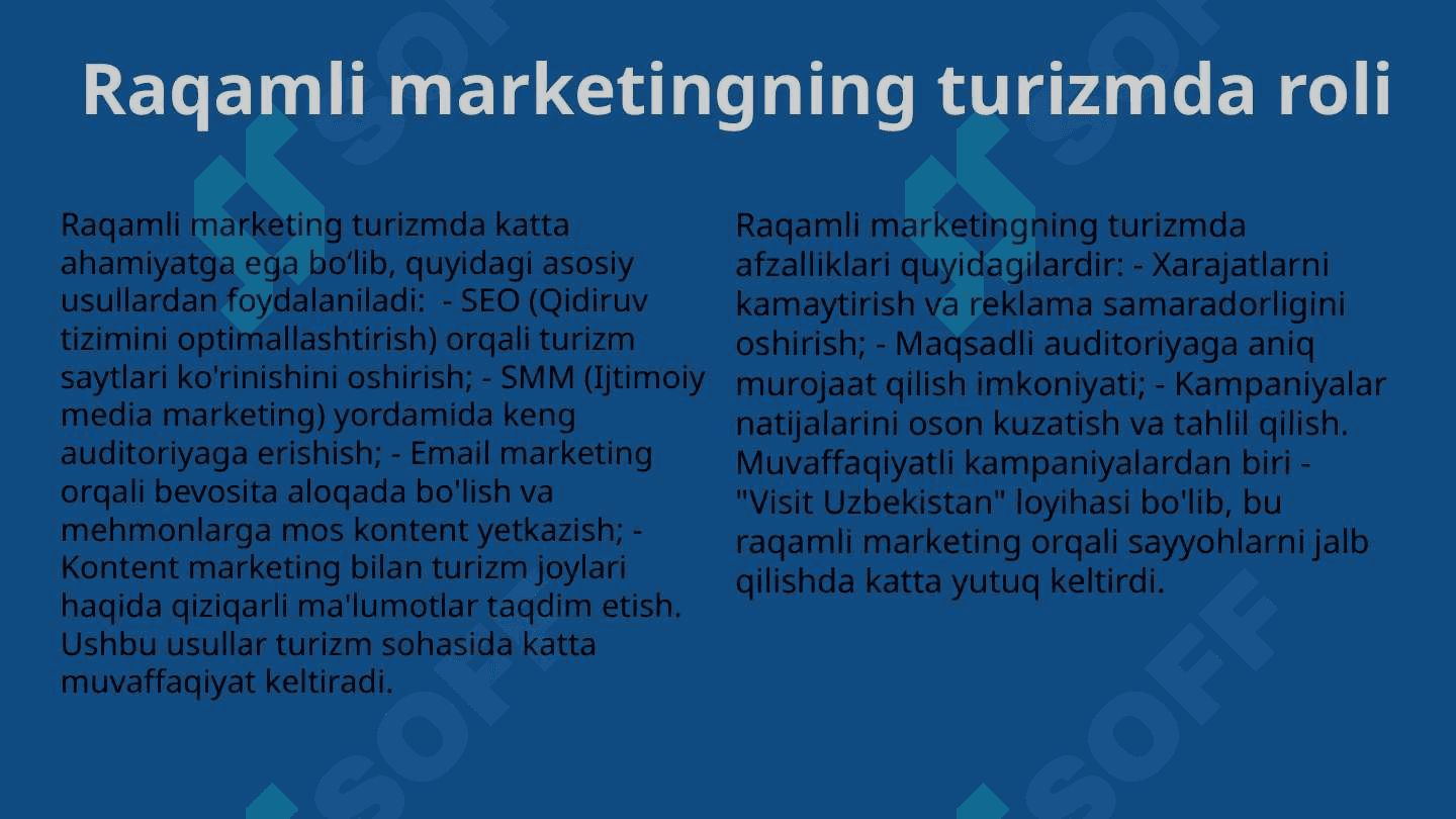 Turizmda reklama xizmatlari 3