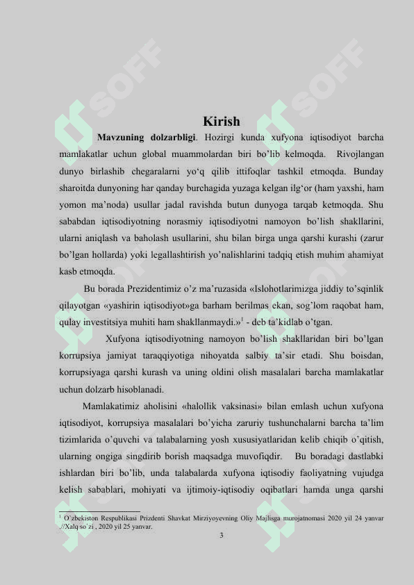Xufyona Iqtisodiyotning Tarkibi , Sabablari va Oqibatlar 3