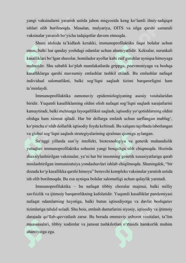 IMMUNOPROFILAKTIKA IMMUNOTERAPIYA. 4