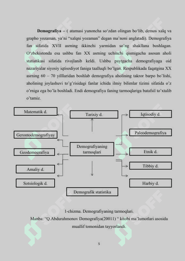 O‘ZBEKISTONDA DEMOGRAFIK RIVOJLANISHNING MINTAQAVIY XUSUSIYATLARI. 5