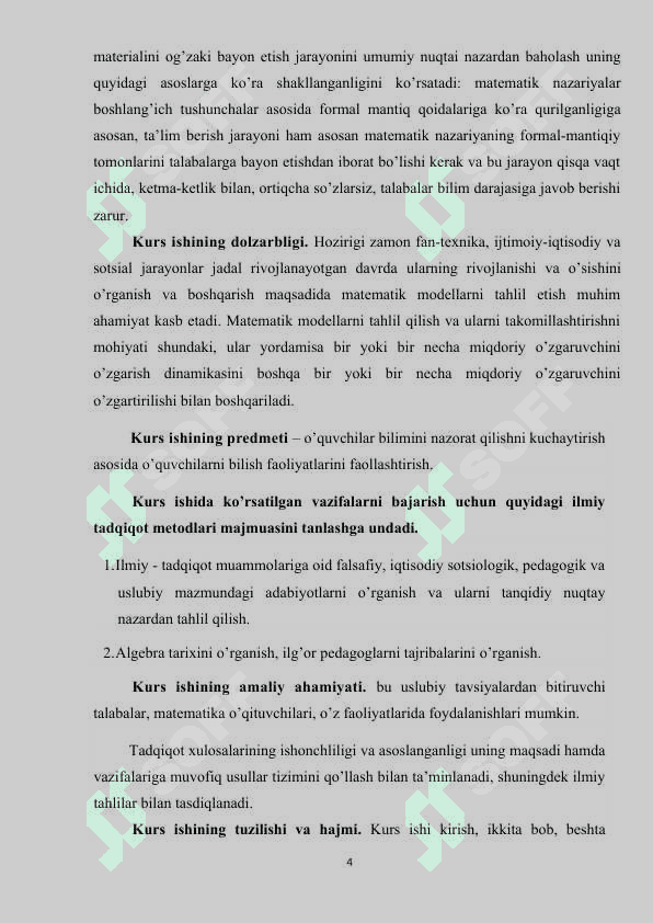 Metrik fazolar 4
