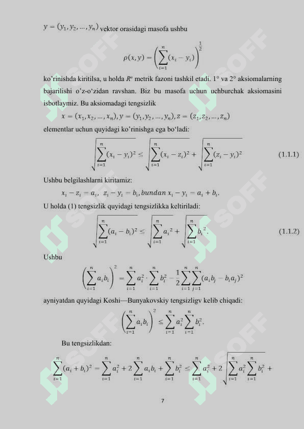 Metrik fazolar 7