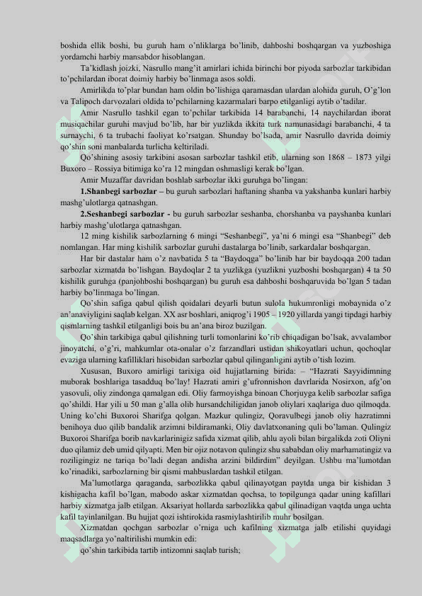 OʻRTA OSIYO XONLIKLARIDA HARBIY ISHLAR 3