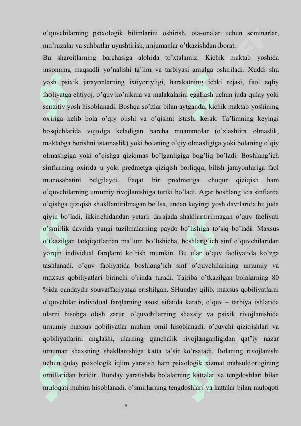 MAKTAB AMALIYOTCHI PSIXOLOGI FAOLIYATNING 8