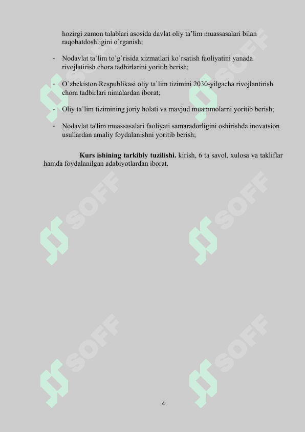 MEXNAT BOZORIDA NODAVLAT TA`LIM MUASSASALARI FAOLIYATINI RIVOJLANTIRISH 4