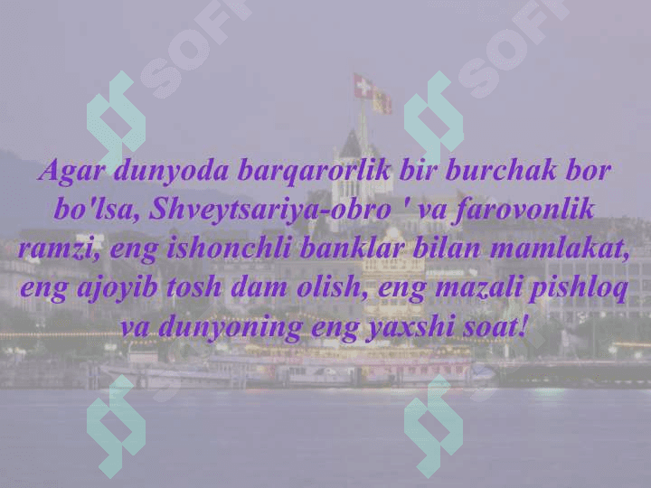Shveytsariyaga  sayohat.Shveytsariya turizm salohiyati 2
