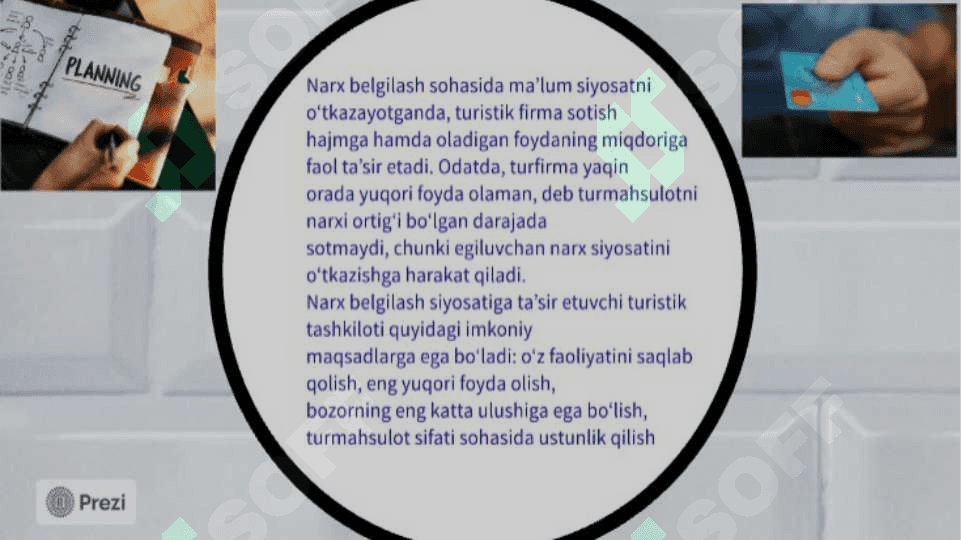 Turizmda narx belgilash usullari 3
