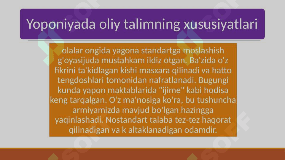 Yaponiya talim tizimi 8