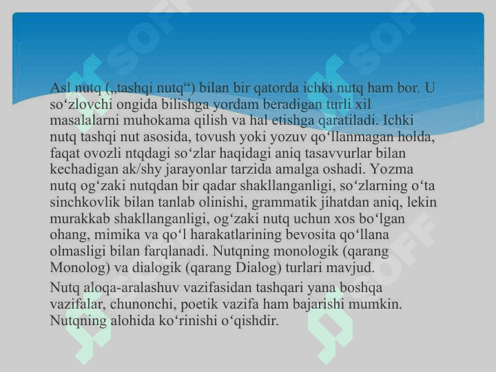 Nutq yaratilishi modellari 4