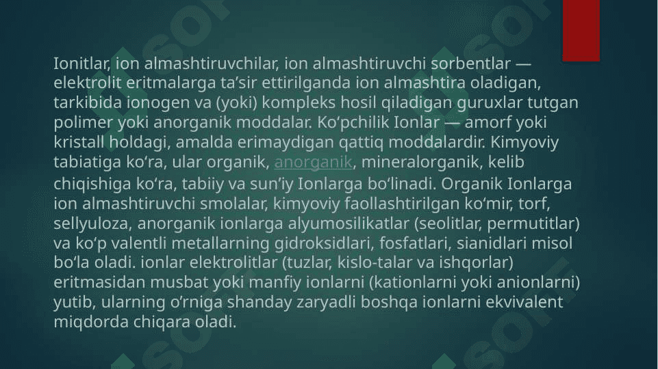 Nooganik ionlar ularning funksiyalari 4