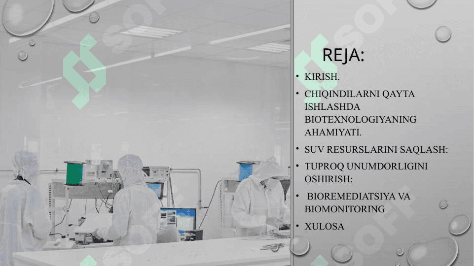 Atrof-muhitni muhofaza qilishda biotexnologiyaning roli 2
