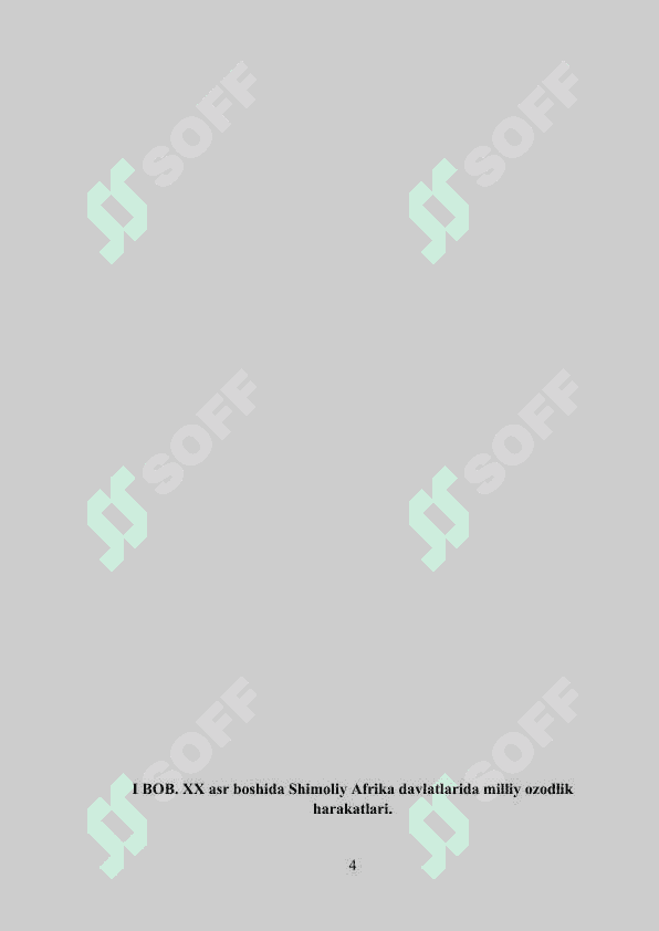 XX asr boshida SHimoliy Afrika davlatlari 4