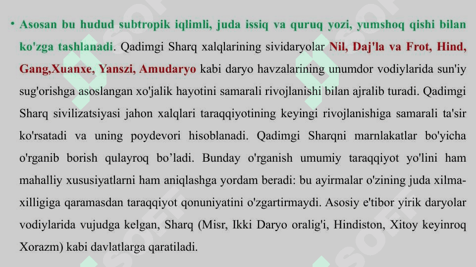QADIMGI SHARQ TARIXI  MANBASHUNOSLIGI 5