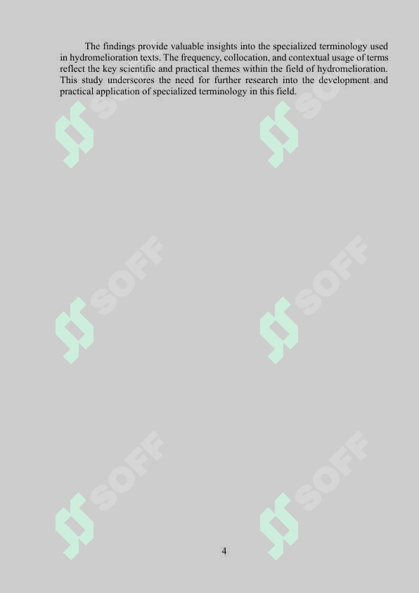 Corpus-Based Analysis of Specialized 4