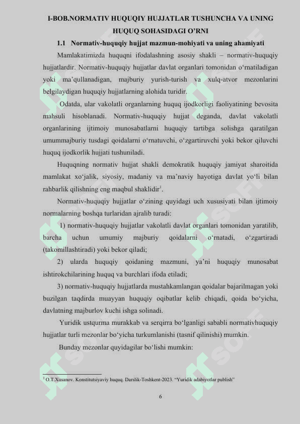 Normativ hujjatlar 6