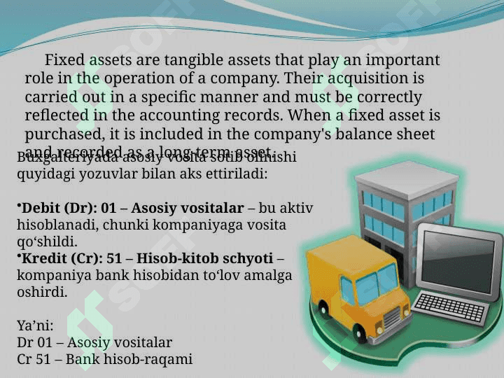 Fixed assets accaunt 4