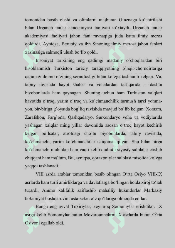 Musulmon Uyg’onish davrida O’rta Osiyoda ilm-fan 6