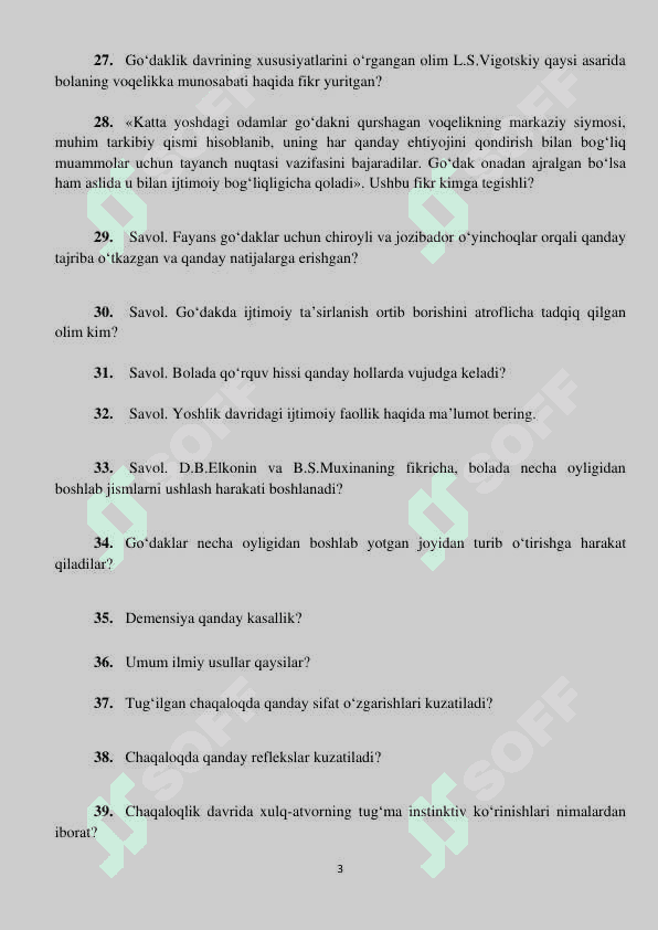 300 ta eng muhim Psixologik savollar! 3