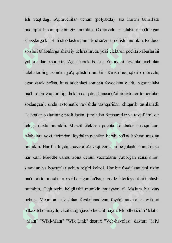 MASOFAVIY KURSLAR YARATISHDA MOODLE TIZIMIDAN FOYDALANISH 3