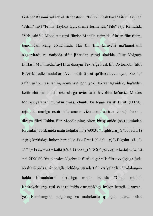 MASOFAVIY KURSLAR YARATISHDA MOODLE TIZIMIDAN FOYDALANISH 4