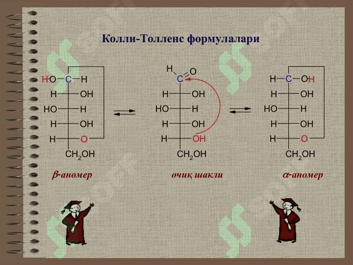 УГЛЕВОДЛАР. МОНОСАХАРИДЛАРНИНГ РЕАКЦИОН ҚОБИЛИЯТИ 8