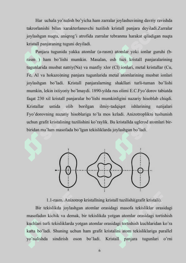 Izotrop va anizotrop kristallar va ularning qo’llanilishi 6