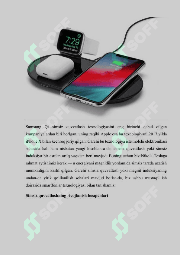 Simsiz quvvatlash texnologiyasining ishlash prinsipi va rivojlanish bosqichlari 4