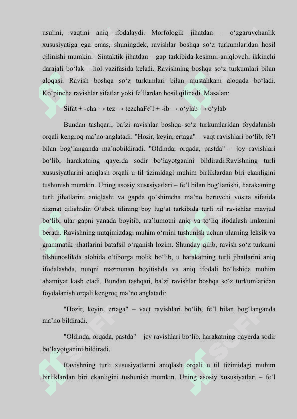 RAVISH SO’Z TURKUMI, UNING LEKSIK GRAMMATIK XUSUSIYATLARI. 3
