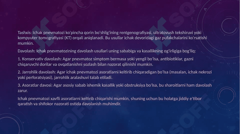 Qorin bo’SHLIG’I ABSSESI 7