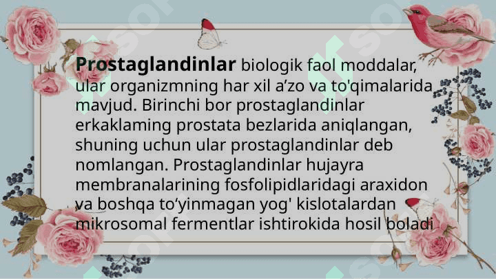Bachadon mushaklariga ta'sir etuvchi moddalar 7