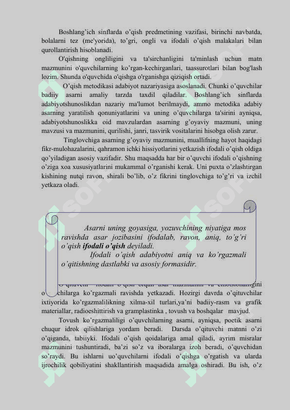 Ifodali o’qishga o’rgatish 2