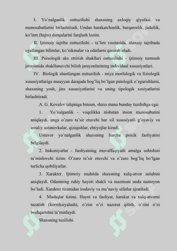 SHAXS VA UNING TUZILISHI, SHAXS PSIXOLOGIYASI KO'P QIRRALI TAHLILI 5