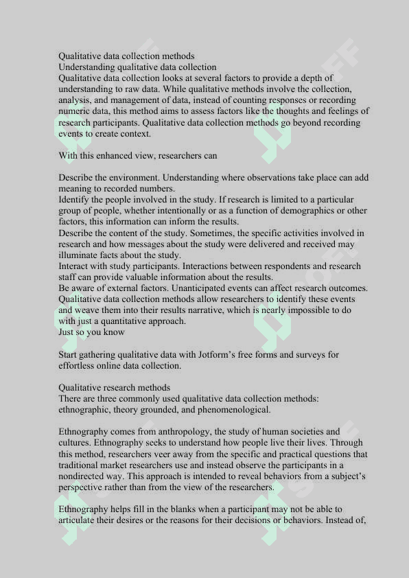 The need to collect data sources 3