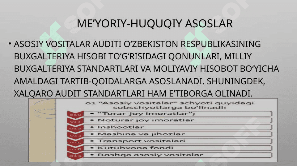 Asosiy vositalar auditi 7