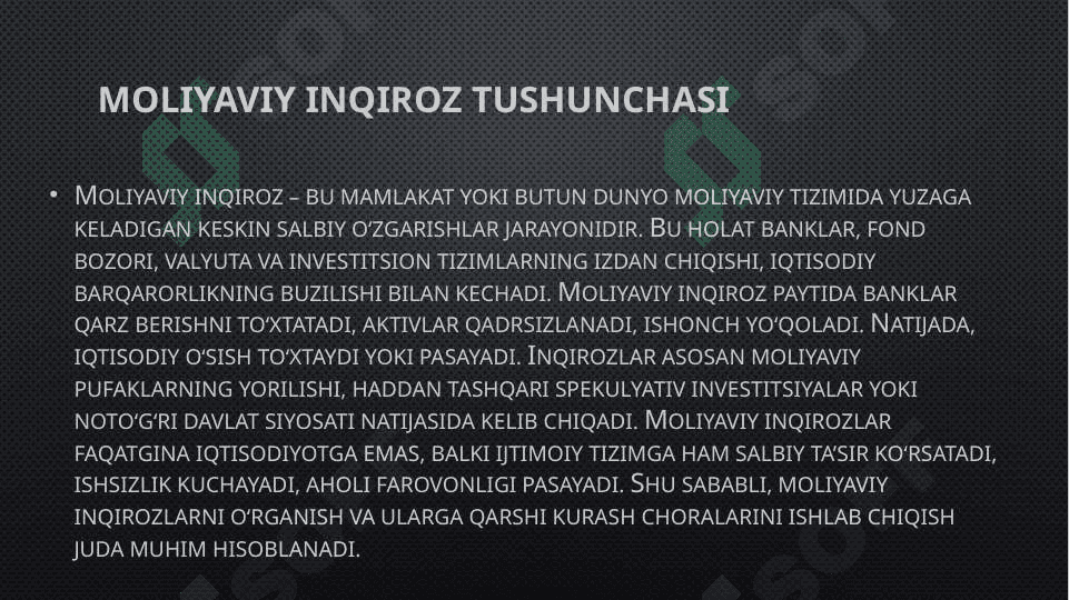 Moliyaviy inqirozlar 2