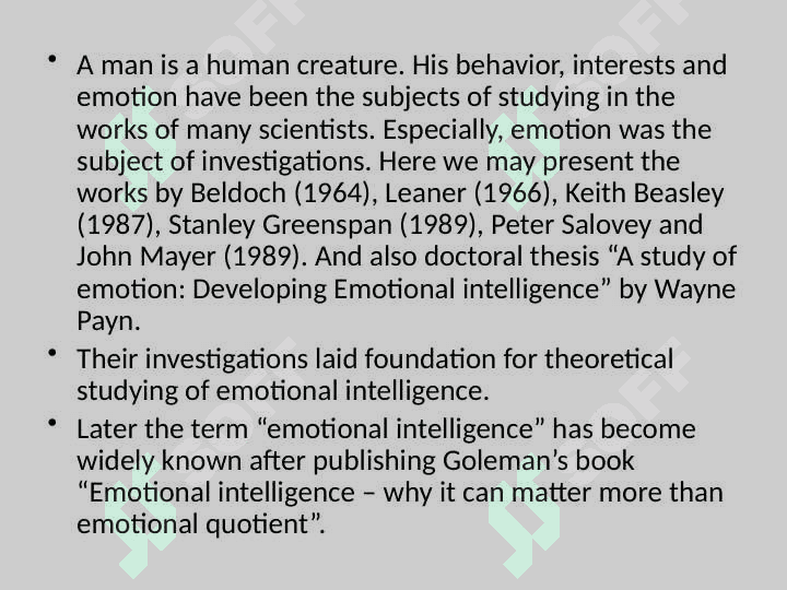 Emotional intelligence and Emotional knowledge 2
