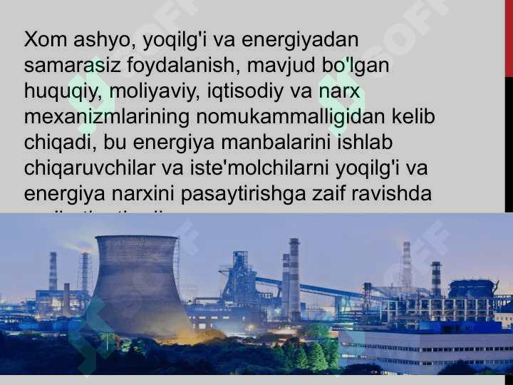 Sanoat mahsulotlarining material va energiya sarfini kamaytirish yo'nalishlari 4