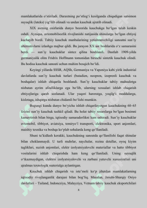 KAUCHUK TO‘G‘RISIDA UMUMIY MA’LUMOTLAR.doc 6