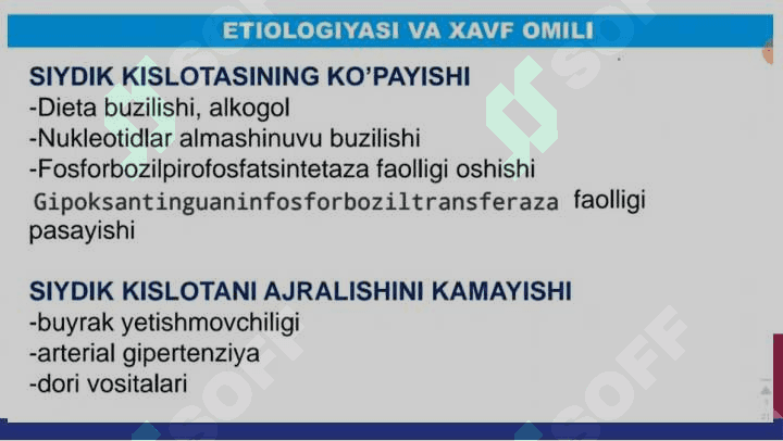 Podagra kasalligi. Podagra kasalligida 6-parhez stoli. 6 parhez stol 3