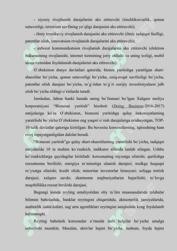 Korxonalar moliyaviy holatini reyting baholash va tahlil qilish 3