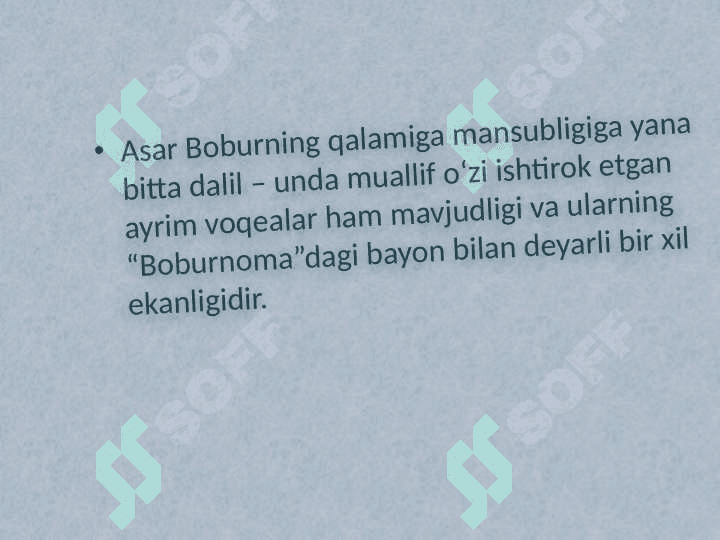 Boburning Risolai Aruz asarini o'rganish 7