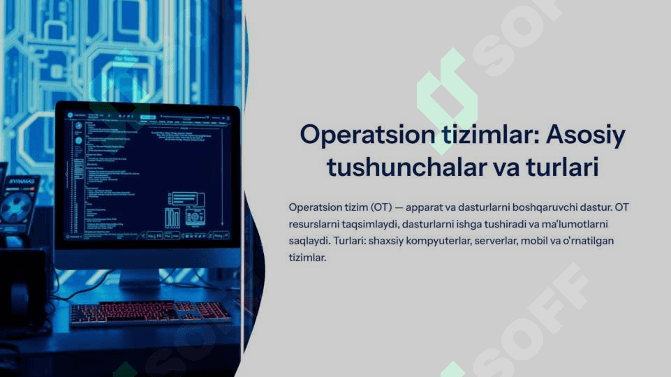 Operatsion tizimlarning turlari 3