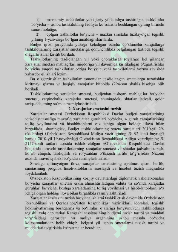 Harajatlar smеtasi va uning tarkibi 4