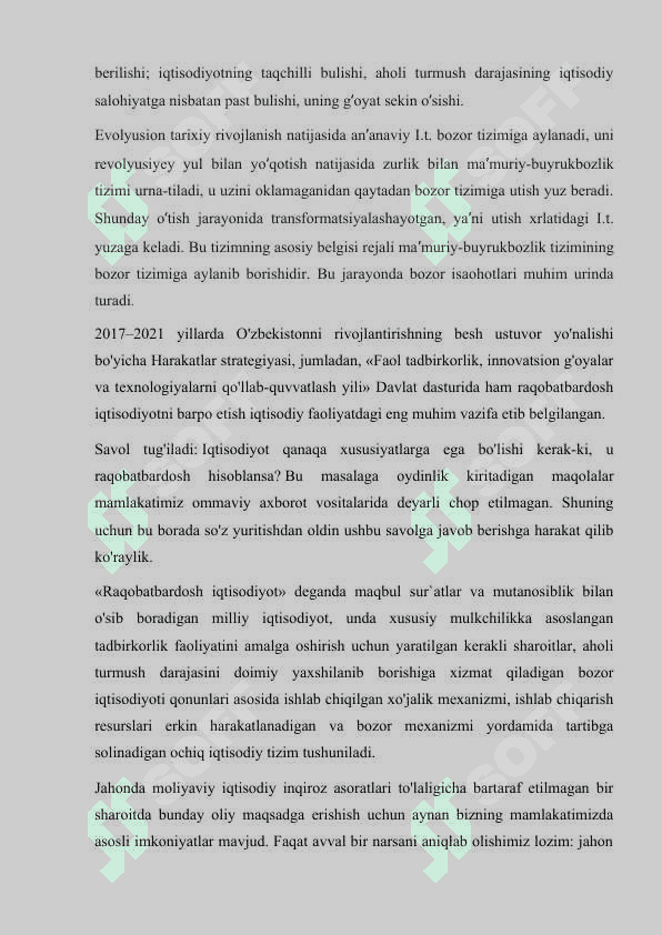 Iqtisodiyot resurslar mazmuni va turkumi 8